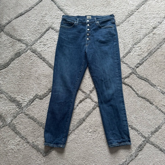 Citizens of Humanity jeans Olivia High Rise Slim Ankle Circa button fly 31 - Picture 1 of 10